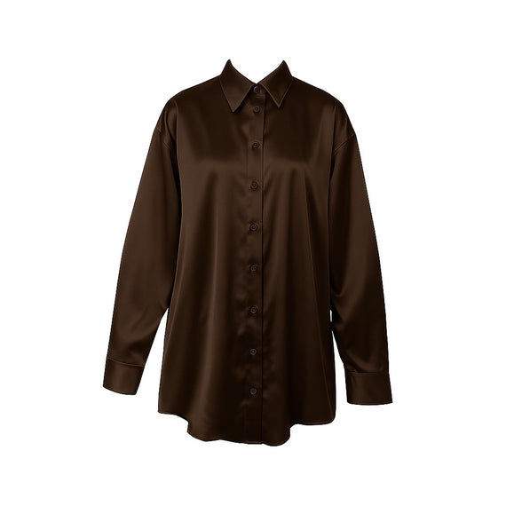 SILK-SATIN SHIRT